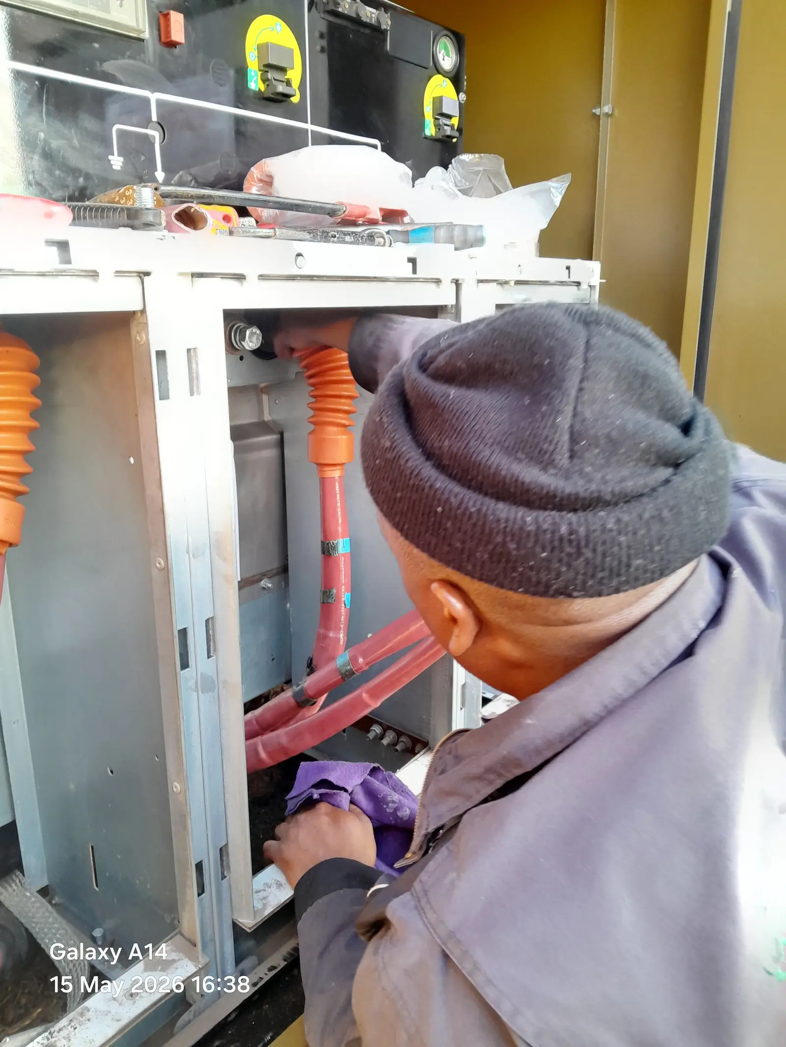 Cablenet Electrical field team completing an electrical installation
