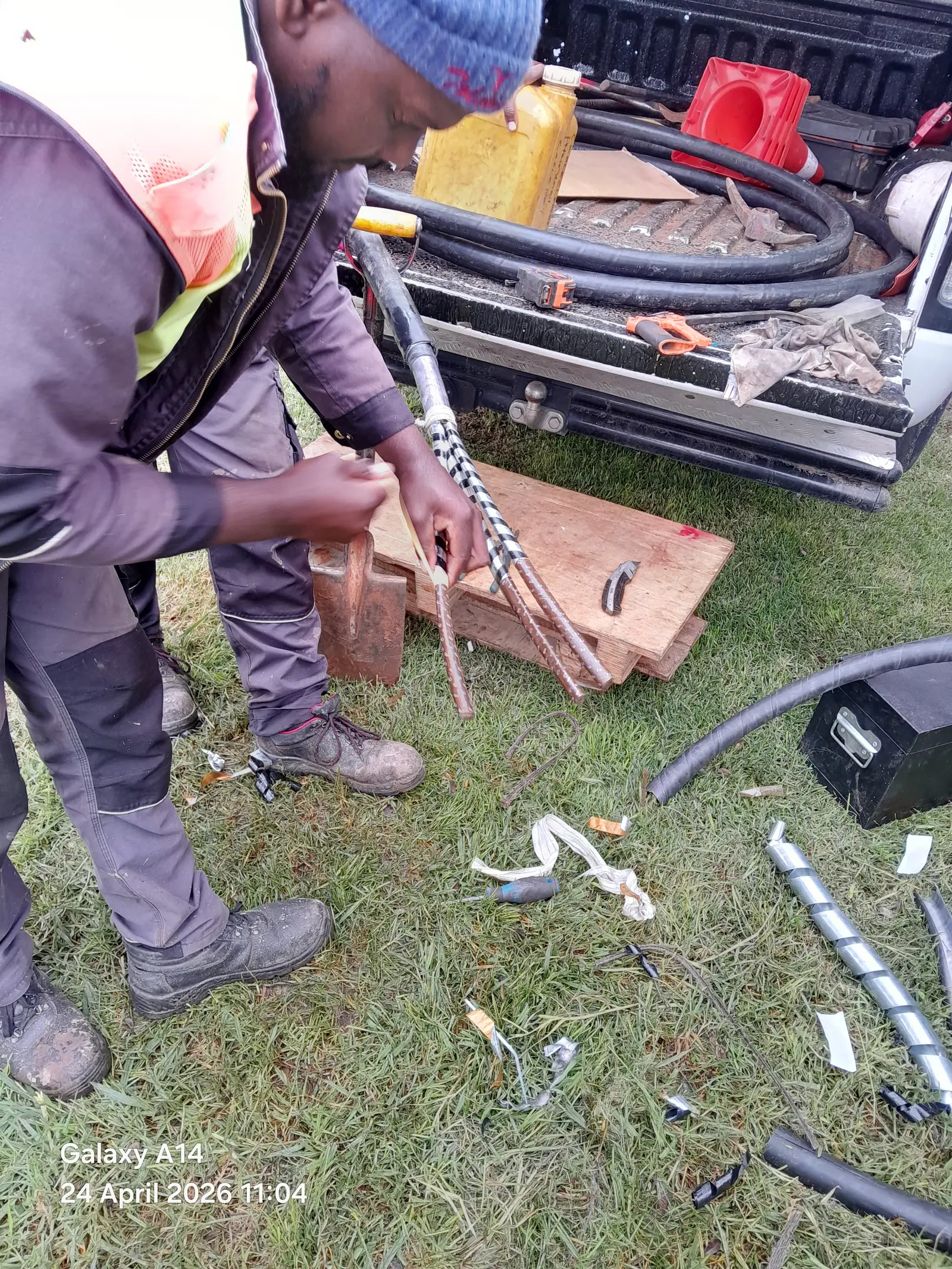 Cablenet Electrical field team completing an electrical installation